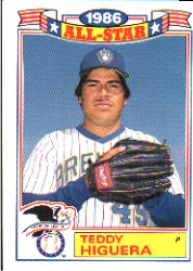 1987 Topps Glossy All-Stars Baseball Cards     022      Teddy Higuera